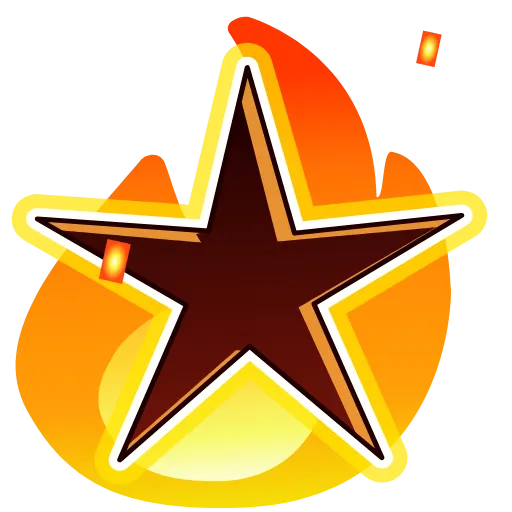 ⭐️ Эмодзи «Fire Font Emoji» для Telegram