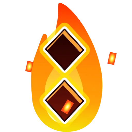 🔤 Эмодзи «Fire Font Emoji» для Telegram