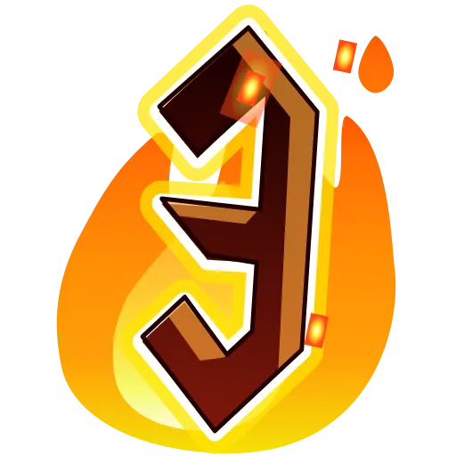 3️⃣ Эмодзи «Fire Font Emoji» для Telegram