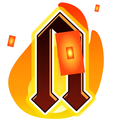 🔤 Эмодзи «Fire Font Emoji» для Telegram