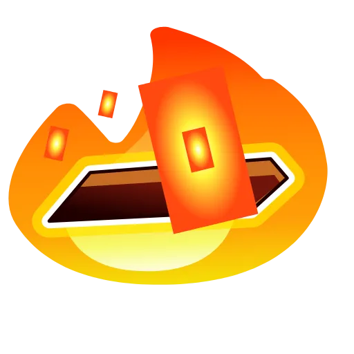 ➖ Эмодзи «Fire Font Emoji» для Telegram