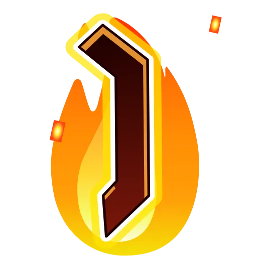 🔤 Эмодзи «Fire Font Emoji» для Telegram