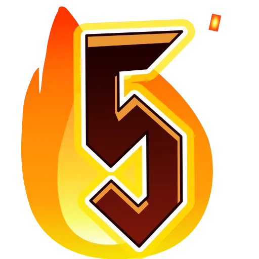 5️⃣ Эмодзи «Fire Font Emoji» для Telegram