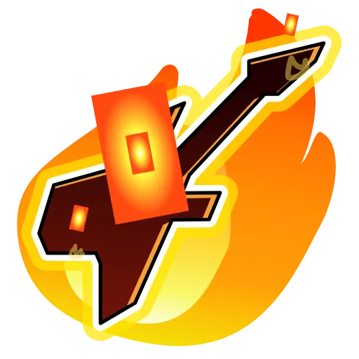 🎸 Эмодзи «Fire Font Emoji» для Telegram
