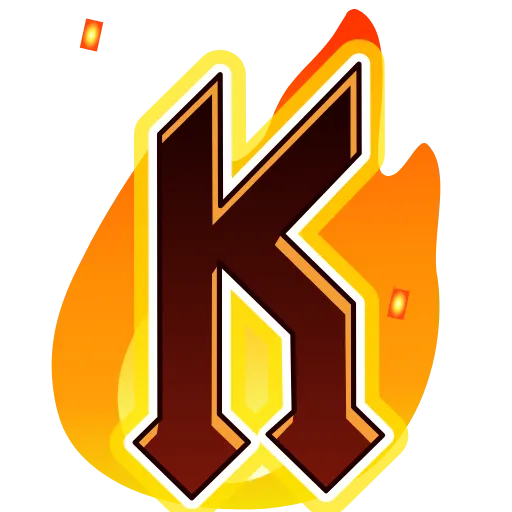 🔤 Эмодзи «Fire Font Emoji» для Telegram