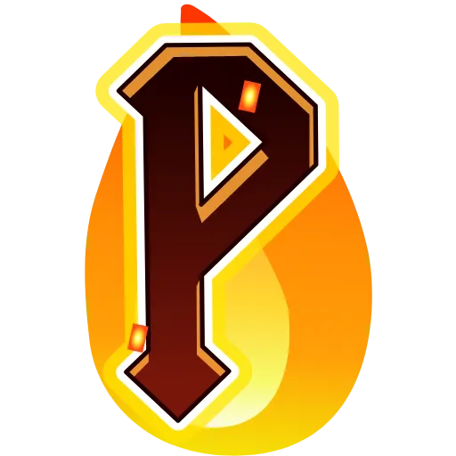 🔤 Эмодзи «Fire Font Emoji» для Telegram