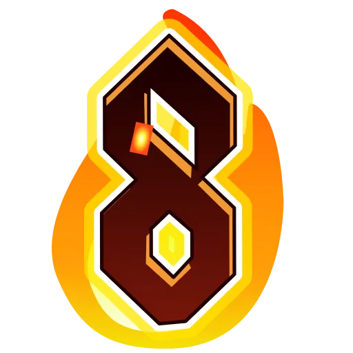 8️⃣ Эмодзи «Fire Font Emoji» для Telegram