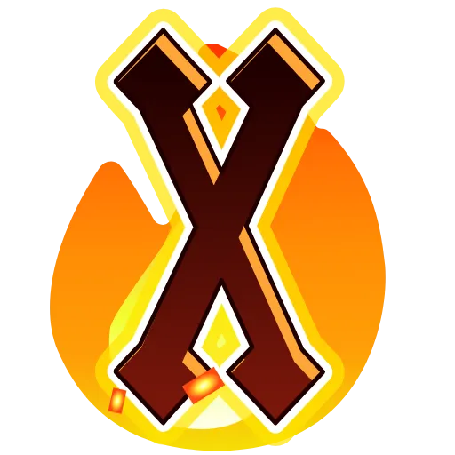 🔤 Эмодзи «Fire Font Emoji» для Telegram