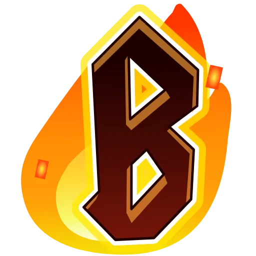 🔤 Эмодзи «Fire Font Emoji» для Telegram