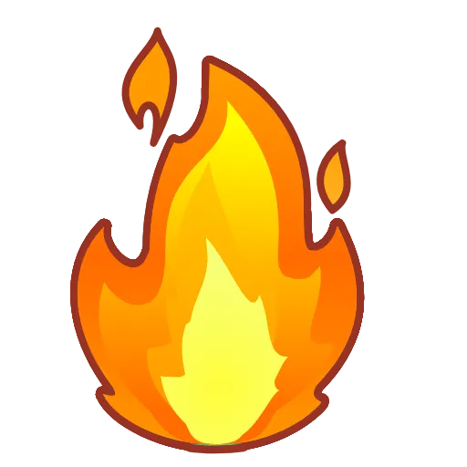 🔥 Эмодзи «Hot» для Telegram