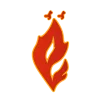 🤩 Эмодзи «Fireline font» для Telegram
