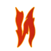 🤩 Эмодзи «Fireline font» для Telegram