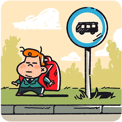 🚌 Стикер «Толя Без Текста» для Telegram
