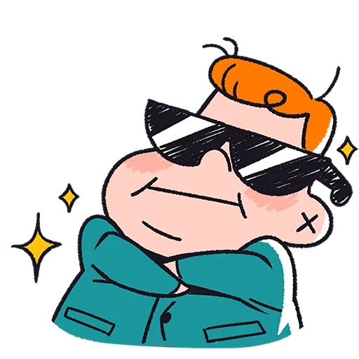 😎 Стикер «Толя Без Текста» для Telegram