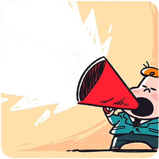 📣 Стикер «Толя Без Текста» для Telegram