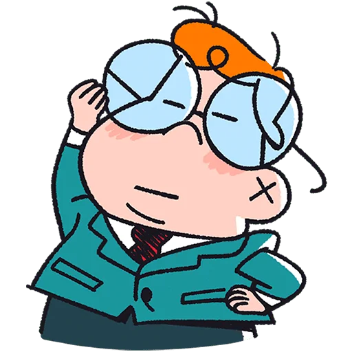 🤓 Стикер «Толя Без Текста» для Telegram