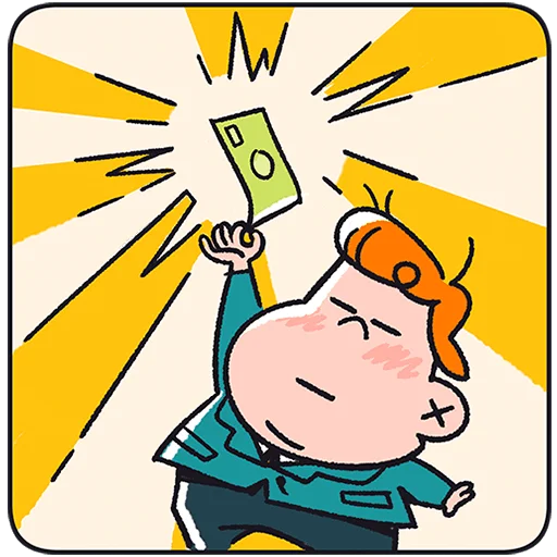 🤑 Стикер «Толя Без Текста» для Telegram