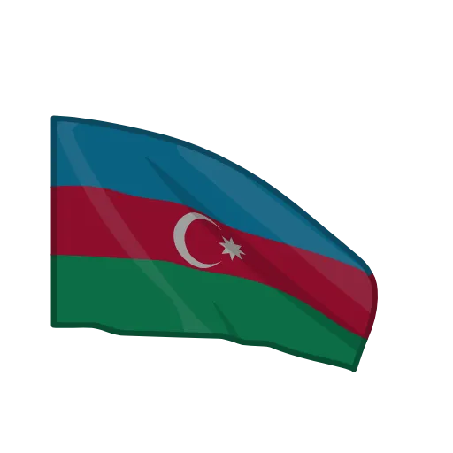 🇦🇿 Эмодзи «🏳 Анимированный набор эмоджи с флагами» для Telegram
