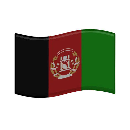 🇦🇫 Эмодзи «🏳 Анимированный набор эмоджи с флагами» для Telegram