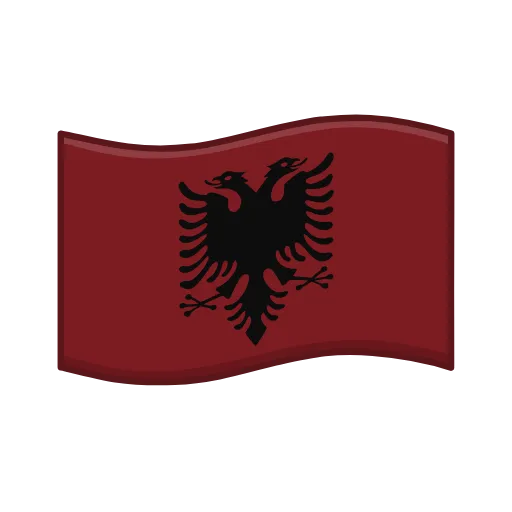 🇦🇱 Эмодзи «🏳 Анимированный набор эмоджи с флагами» для Telegram