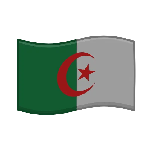 🇩🇿 Эмодзи «🏳 Анимированный набор эмоджи с флагами» для Telegram