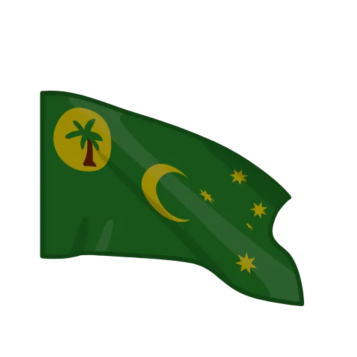🇨🇨 Эмодзи «🏳 Анимированный набор эмоджи с флагами» для Telegram