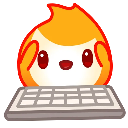 ⌨ Стикер «Flame» для Telegram