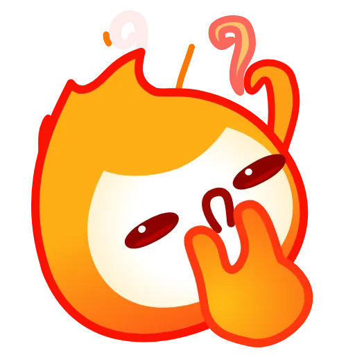 🤔 Стикер «Flame» для Telegram