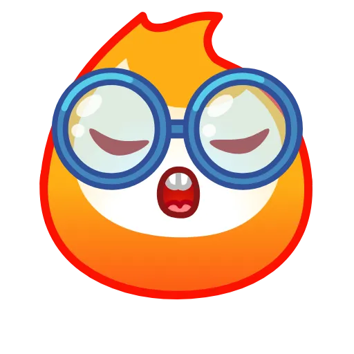 🤓 Стикер «Flame» для Telegram