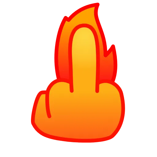 🖕 Стикер «Flame» для Telegram