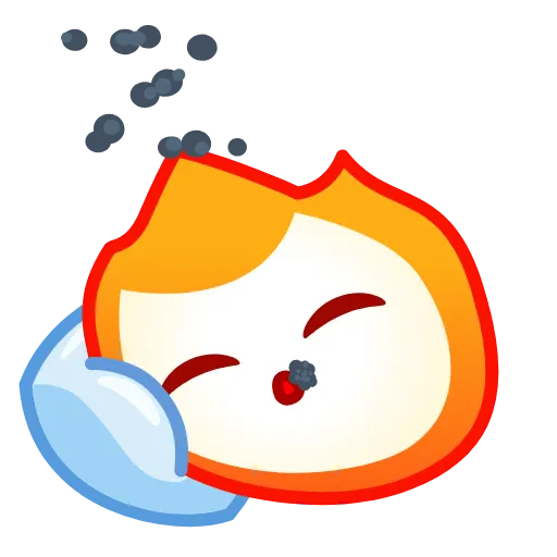 😴 Стикер «Flame» для Telegram