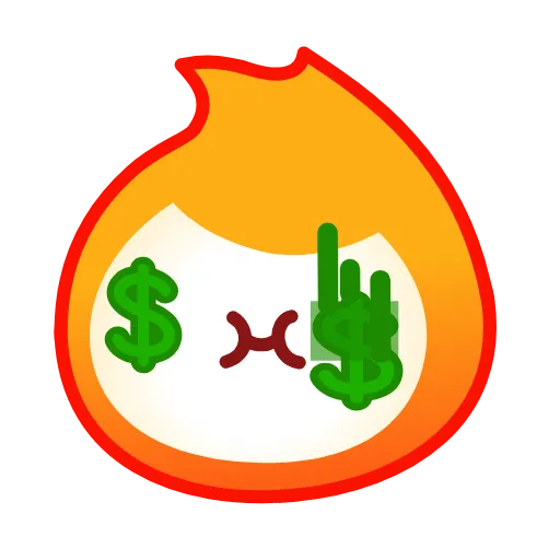 🤑 Стикер «Flame» для Telegram