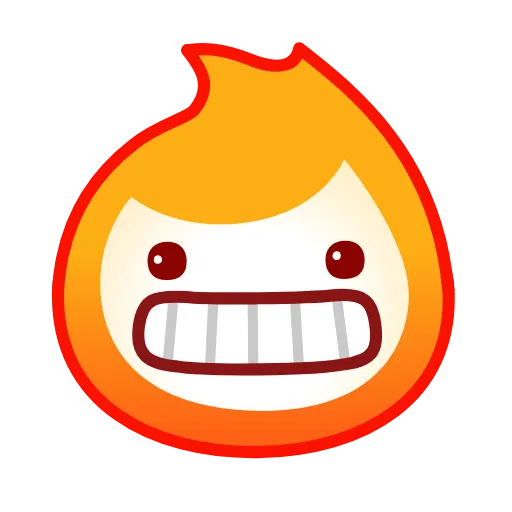 😬 Стикер «Flame» для Telegram