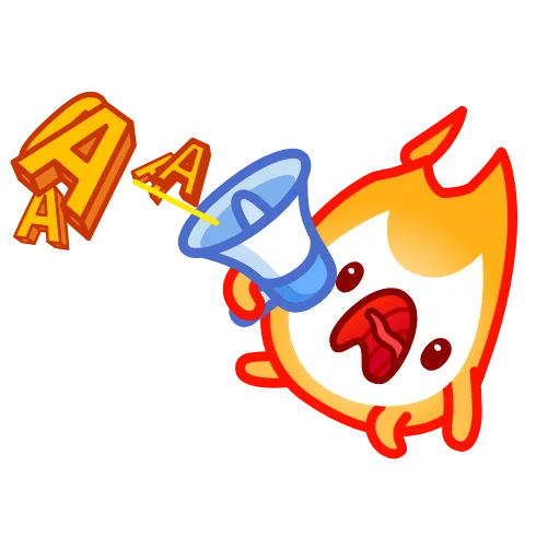 🤬 Эмодзи «Маленький Огонёк» для Telegram