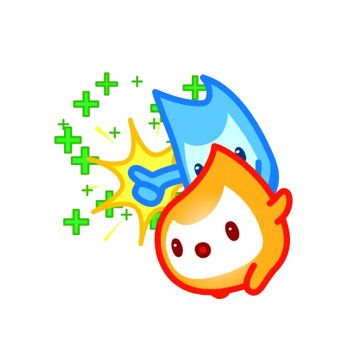 👍 Эмодзи «Маленький Огонёк» для Telegram