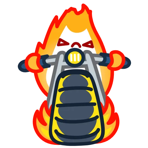 😡 Эмодзи «Маленький Огонёк» для Telegram