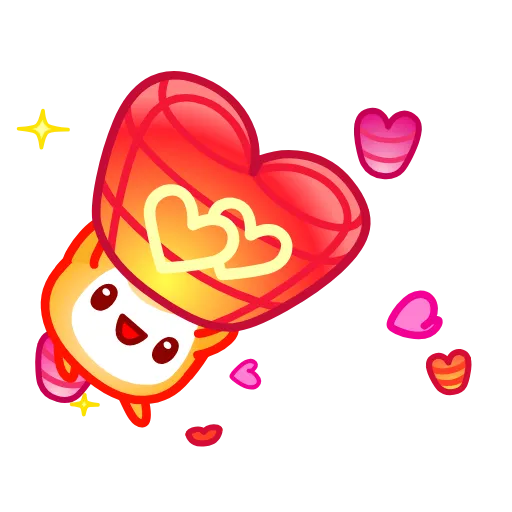 ❤️ Эмодзи «Маленький Огонёк» для Telegram