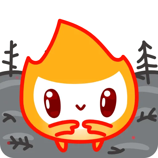 🥺 Эмодзи «Маленький Огонёк» для Telegram