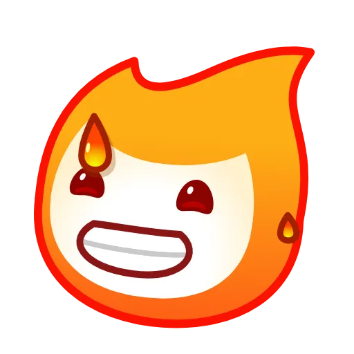 😅 Эмодзи «Flame Emoji» для Telegram