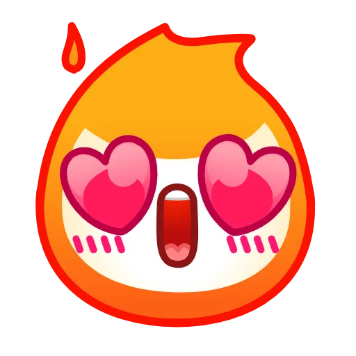 😍 Эмодзи «Flame Emoji» для Telegram