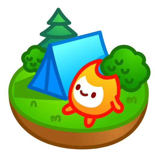 🏕 Эмодзи «Flame Emoji» для Telegram