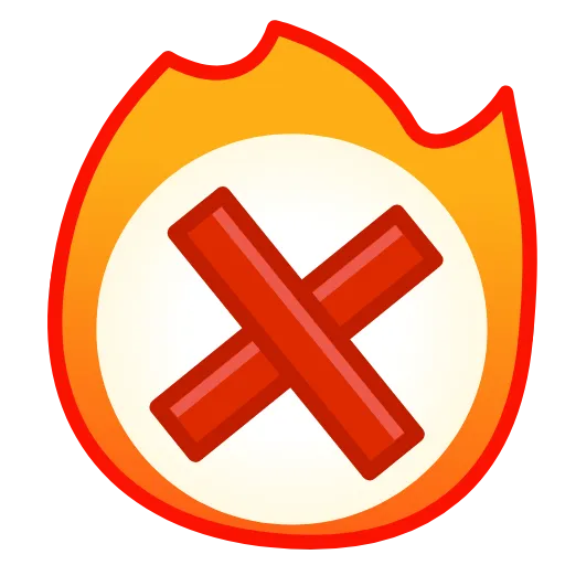 ⛔️ Эмодзи «Flame Emoji» для Telegram