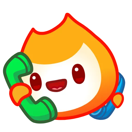 📞 Эмодзи «Flame Emoji» для Telegram