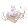 🤍 Эмодзи «3D #cute #girl #color #black #white» для Telegram