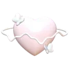 🤍 Эмодзи «3D #cute #girl #color #black #white» для Telegram