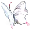 🦋 Эмодзи «3D #cute #girl #color #black #white» для Telegram