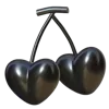 🍒 Эмодзи «3D #cute #girl #color #black #white» для Telegram