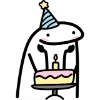 🥳 Эмодзи «Flork -» для Telegram