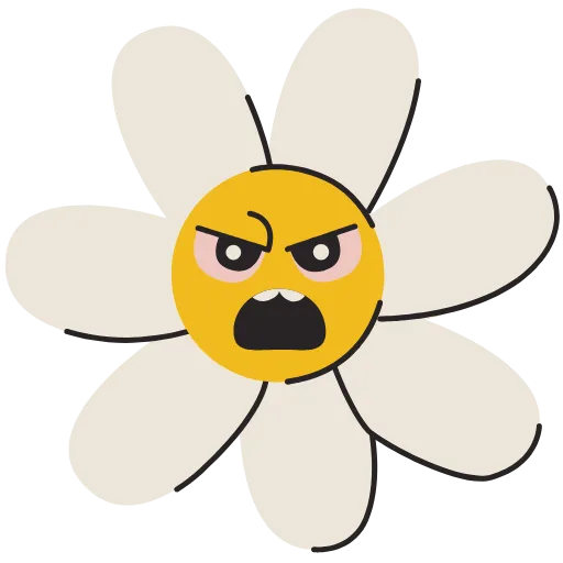 😡 Эмодзи «ϝⳑⲟⲱⲉʀ» для Telegram