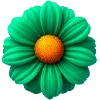 🍀 Эмодзи «🌷 Набор эмоджи с цветочками» для Telegram